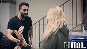 lisey sweet in charity case with deepthroat and pussy lick