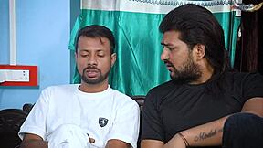 Watch This Desi Mallu Bhabi Get Double Penetrated in Hardcore Threesome Action!