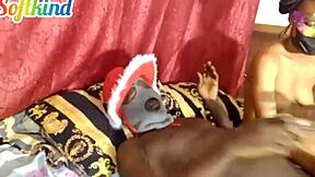 Hey why is this naija milf ebony slut asking for my big dick to pump her juices pussy harder in rough doggystyle riding until cum on ass?