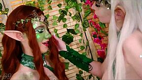 Anal fisting elf lesbian sex - you think this skinny brunette teen 18+ can handle huge dildo gaping with toys?