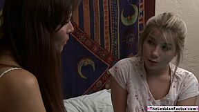 Id be trouble if your mum finds out i lick her stepdaughter with fingering and scissoring in lesbian action