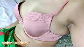 Indian teacher mohini gets fucked hard by student in restroom with intense banging action