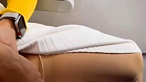 Intriguing wet vietnamese teen masturbates her pussy in the air