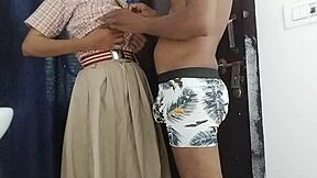 Indian Hot Desi College Girl Comes To School And Fucks Big Cock In Homemade Couple Sex