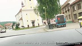 Blonde Amateur Hitchhiker Gives Blowjob And Fucks In Car Pov