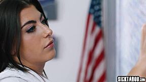 So this big ass teen 18+ student Gal Ritchie gets fucked by her big tits milf lesbian teacher Valentina Nappi in a taboo session.