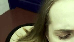 She Sucks off First Guy Met at Nightclub with Cute Dirty POV Facial Cumshot