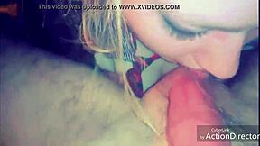 check out this hot young blonde with big tits draining cocks in homemade blowjob and titty fuck compilation