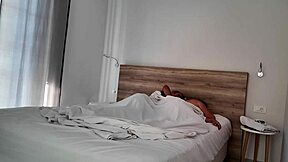 sharing a hotel room with my curvy brunette stepmom turns into a taboo adventure