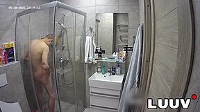 uhh luuv abbadon is takin a shower and shavin carefully preppin for the reality show