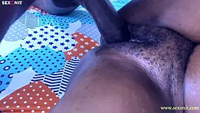 Bbc Ebony Pussy Cream On My Big Dick With Big Ass Bent Over In Doggystyle Creampie Action And Cum Dripping.