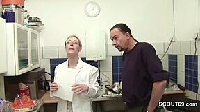 Petite Skinny Teen Virgin Gets First Hardcore Fuck From German Boss