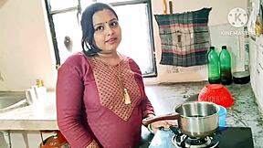 Horny Indian desi bhabhi takes big cock in rough interracial doggystyle fucking with mature hardcore action.