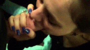 the tipsy girlfriend shares an intimate moment with a deepthroat surprise