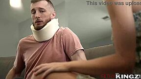 Perverted teen 18+ Payton Avery takes advantage with big tits blonde blowjob cowgirl riding cumshot