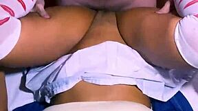 Shy petite Latina teen seduces her teacher for better grades! What a cheating aunt move!