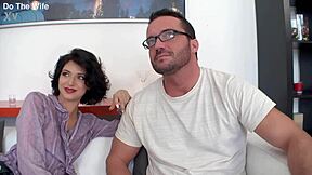 petite wife lina arian is fucking right in front of her cuck husband