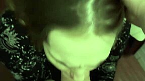 She Sucks off First Guy Met at Nightclub with Cute Dirty POV Facial Cumshot