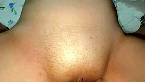 Amateur asian wife with shaved pink pussy gets close-up licking and fucking 225 days after virginity loss.