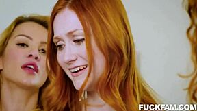 Hey stepdaughter, ready for this rigorous training with Cherry Kiss and Scarlet Skies?