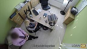 blonde miss how did you pass the most pleasurable casting interview in your life with pov licking in the office?