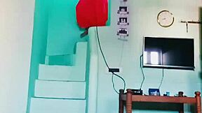 hey, check this tamil college girl stripping in her coed dorm 😏📚