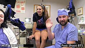 i can't stop shaking from nurse lenna lux's mandatory hitachi vibes forcing orgasms on me like a human guinea pig with stefania mafra