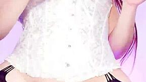 Colombian Latina Milf Cameltoe Masturbates Huge Pussy Lingerie