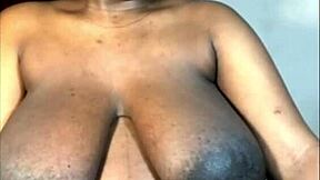 strangers grope my huge black pregnant boobs homemade ebony tease