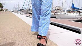 漂亮奥罗拉·保罗丝紧屁眼首次BBC试镜惊喜