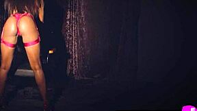 posing in lingerie? black milf strips to show that stunning exposed body