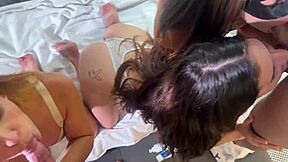 me and buddy bang three skinny wet teen sluts hard