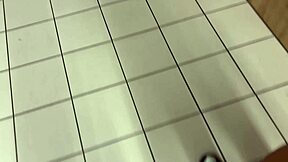 hungarian couple sneaks public toilet fuck during shopping trip