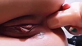 Teen 18+ Ass Ripped Brutally Wide by Huge Toy!