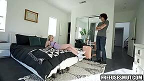 hot blonde teen toyed fucked hardcore by stepsister's husband taboo