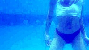 Wet Ashley Rose Spreads Asshole Poolside Like Fuck Doll