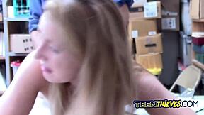 kate cries office blackmail forces petite teen on police big black cock