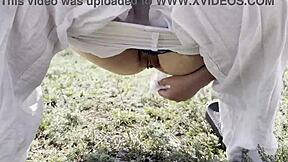 Public Pissing Compilation Juicy Pussies Nature POV