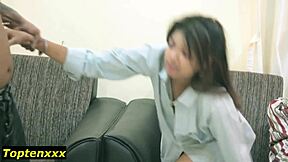 Indian stepsis moans as neighbor pumps her tight hole full