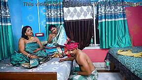 desi mallu bhabhis seduce servant for wild threesome?