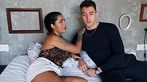 Yasmina Khan's first anal hides my huge cock in her tight Asian ass