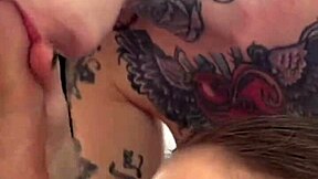 innocent double blowjob gets filthy with rimjob... milf teen cum swap pov chaos