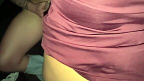 Skinny wife fists pussy at gloryhole swingers club for cum covered orgasms