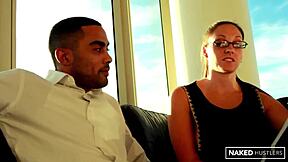 melanie hicks slurps big black cock in tight white pussy and mouth