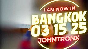 Johntronx petite thai babe wiggles ass perfectly in pov, ready for creampie ride?