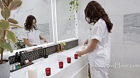 Masseuse Nuru Fucks Stepson Realizes Taboo Too Late