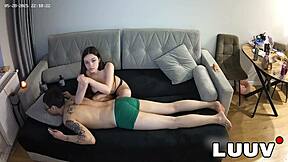 xaner and grossy massage each other in bedroom sweetly