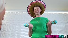 damn fat ass milf stepmom callie brooks bangs stepson on cinco de mayo