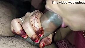 wanna watch janvibhabhi's mind-blowing closeup blowjob on hubby?