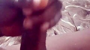 juicy african solo anal play wet pussy tease